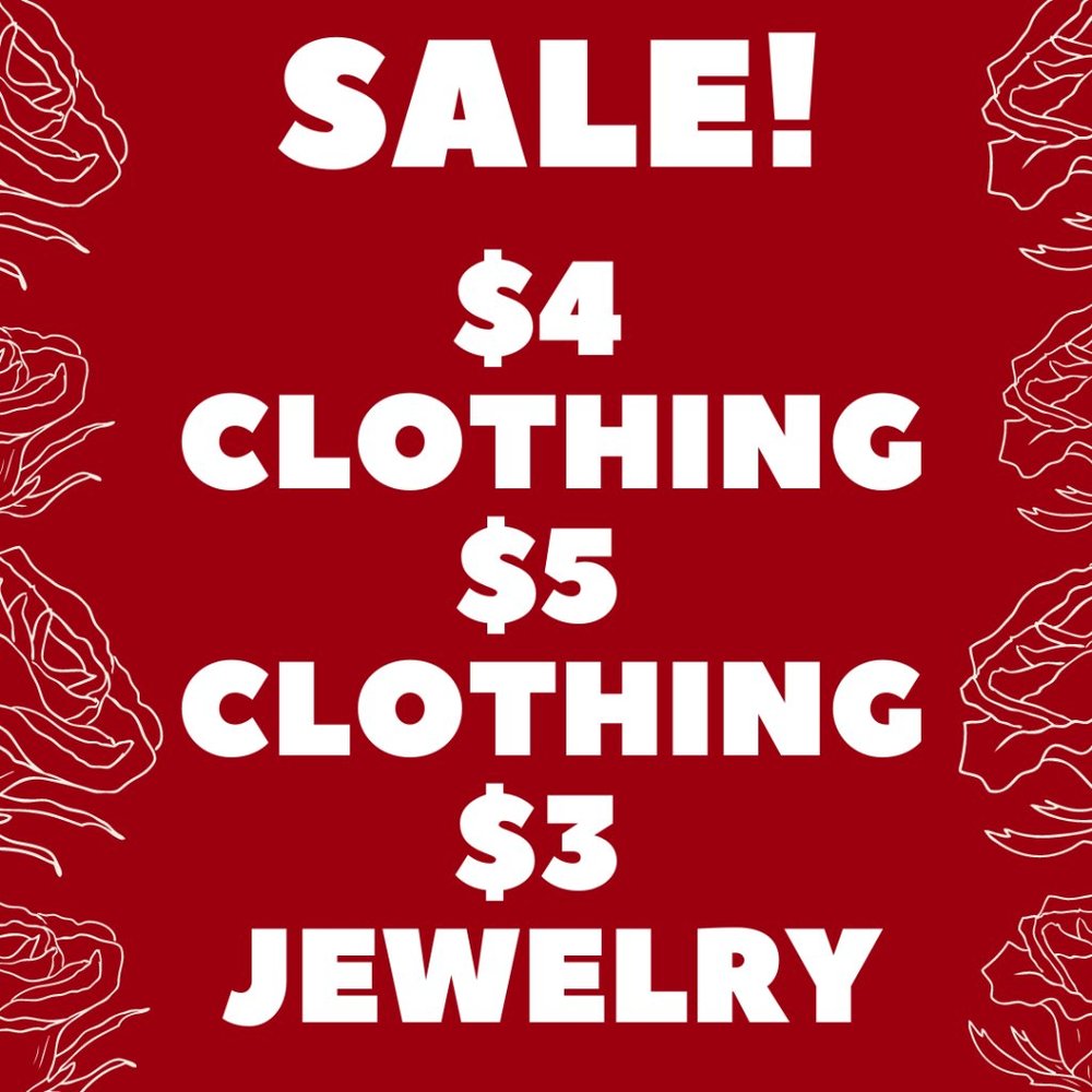 CLOSET CLOSING SALE!